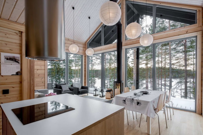 Interno di una casa a graticcio