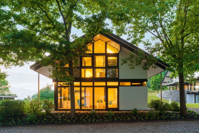 progetto di casa a graticcio