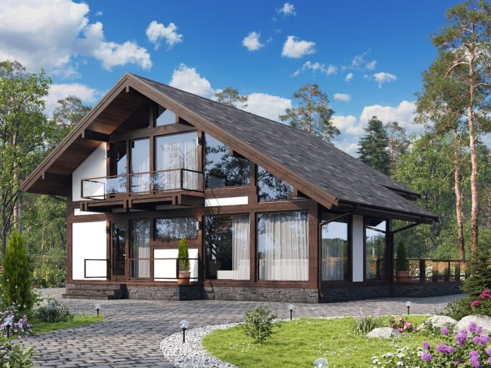 casa a graticcio con soffitta