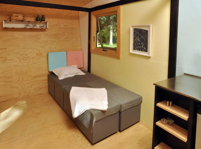 Posto letto in un camper