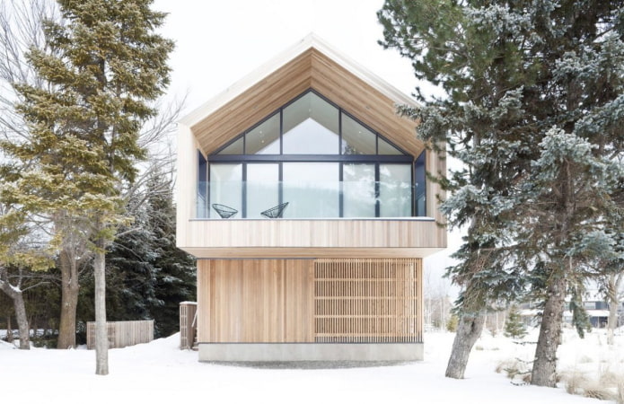 casa beige in stile scandinavo