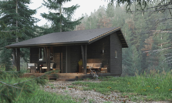 piccola casa in stile scandinavo