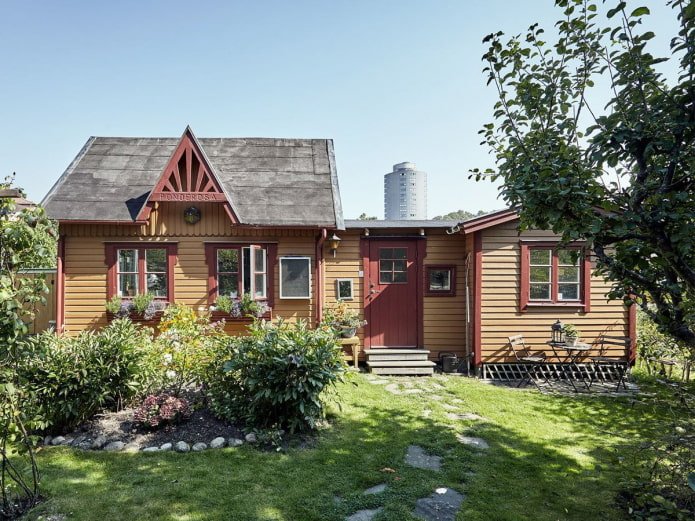 casa di campagna in stile scandinavo
