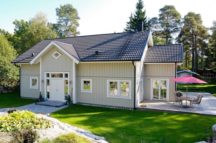 casa di campagna in stile scandinavo