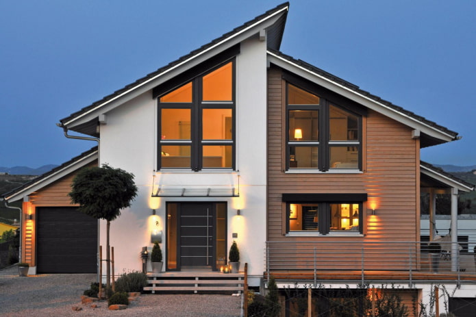 casa a due piani in stile high-tech