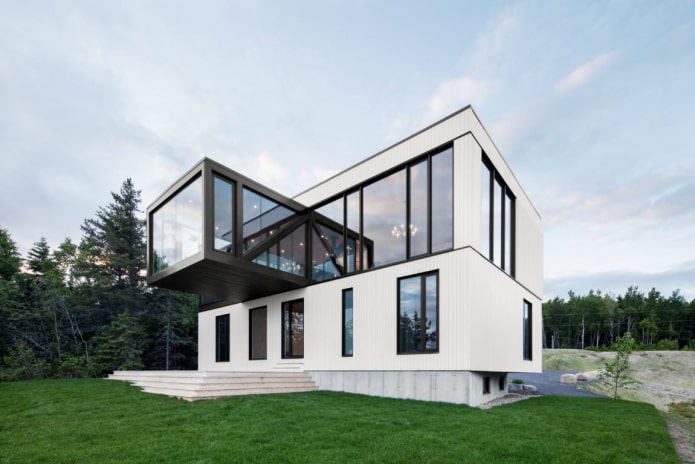 casa a due piani in stile high-tech