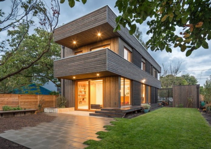 casa a due piani in stile high-tech