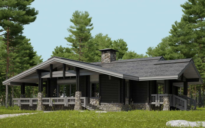 casa in stile chalet a un piano