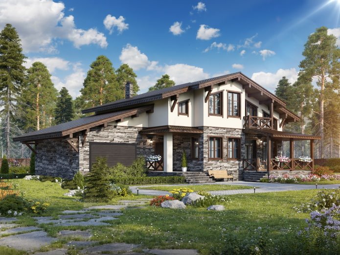 casa con garage