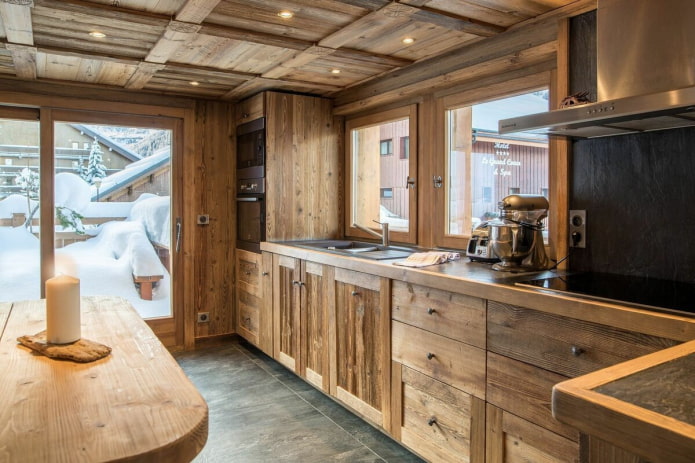 cucina in legno