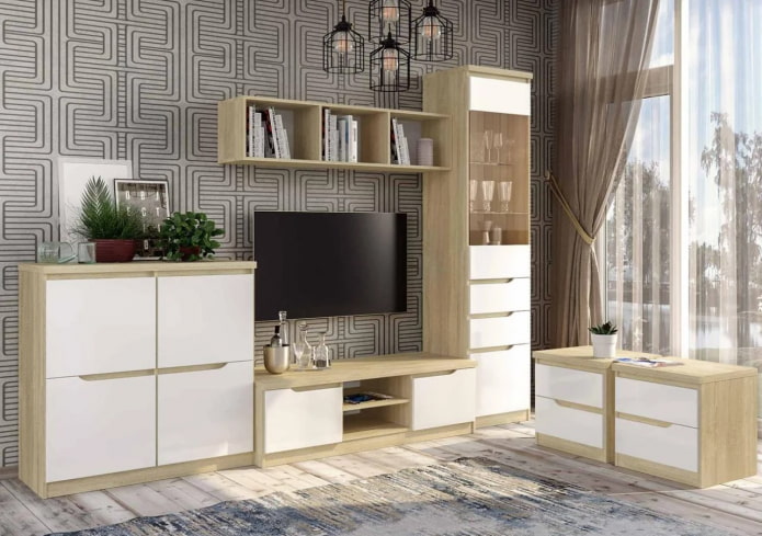 rovere sonoma con bianco
