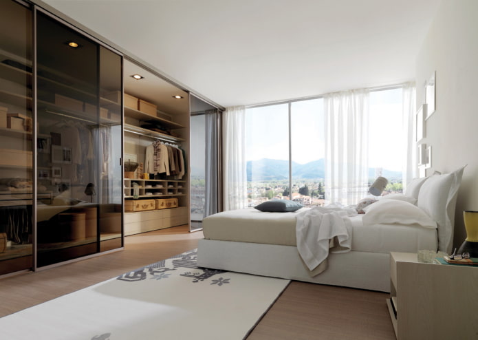 design dello spogliatoio in stile moderno