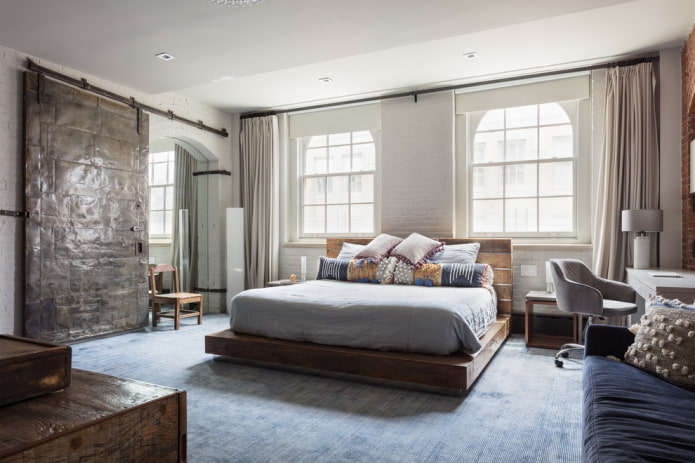 porte in metallo per interni in stile loft