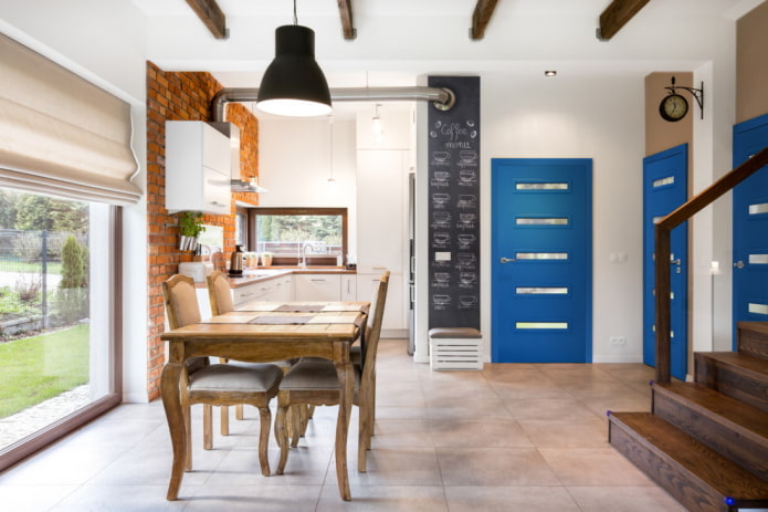porte per interni in stile loft