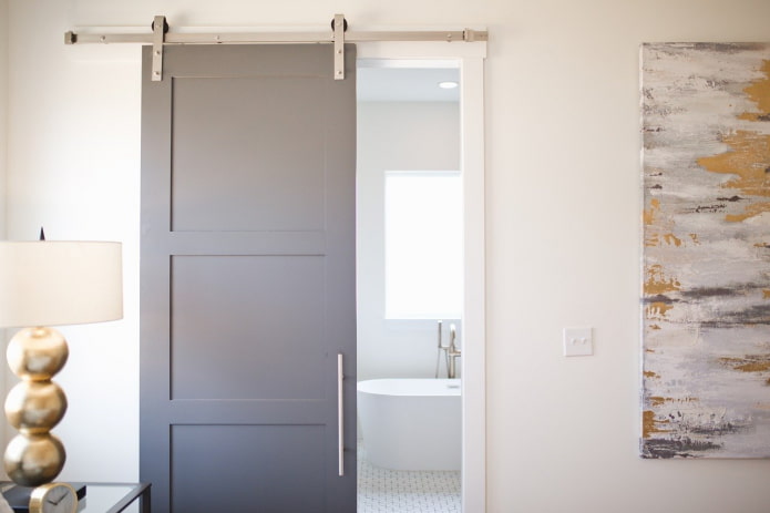 porta a fienile per il bagno