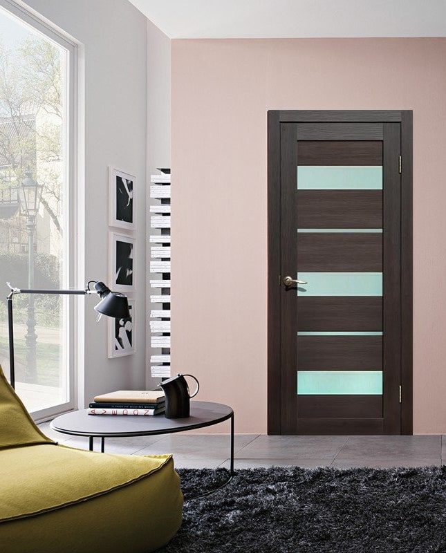porte tsargovy in colore wengé all'interno