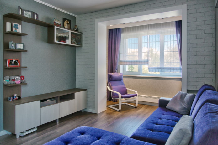 passaggio balcone senza porta all'interno