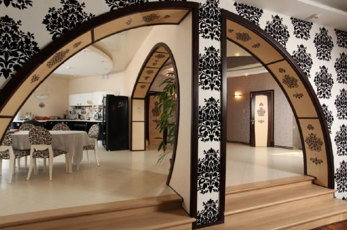 semiarco senza porte all'interno