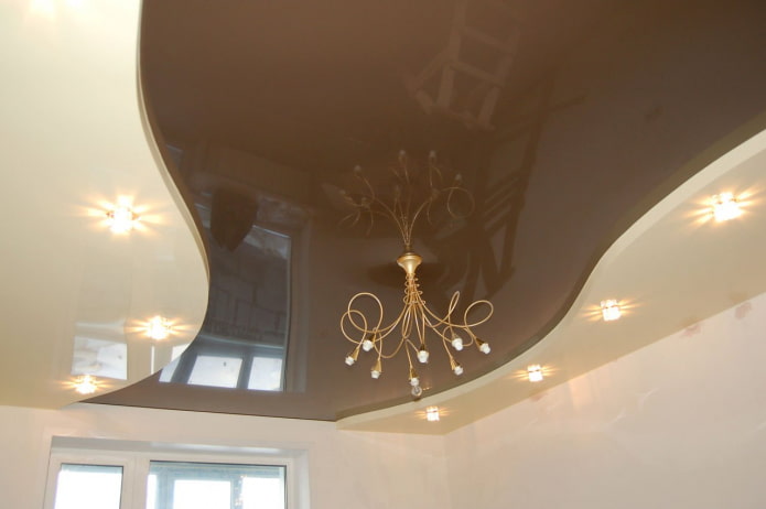 struttura elastica beige e marrone