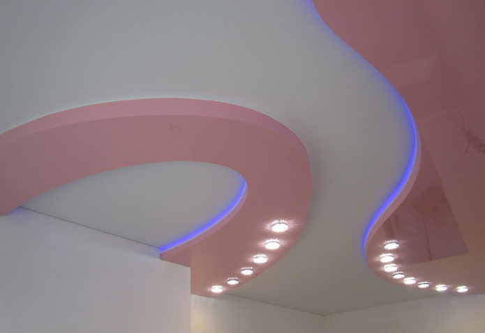 struttura elastica bicolore con retroilluminazione