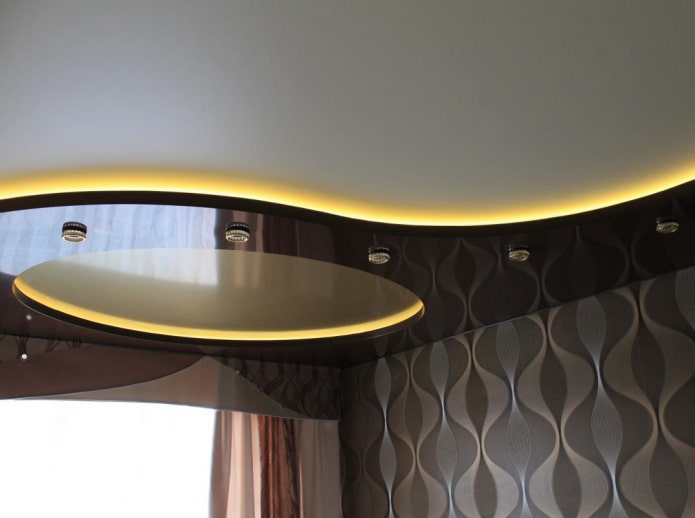 struttura elastica bicolore con retroilluminazione
