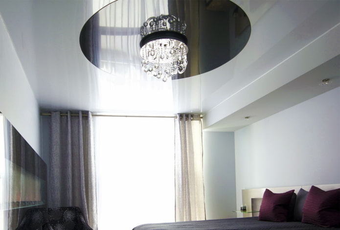 soffitto nero e bianco