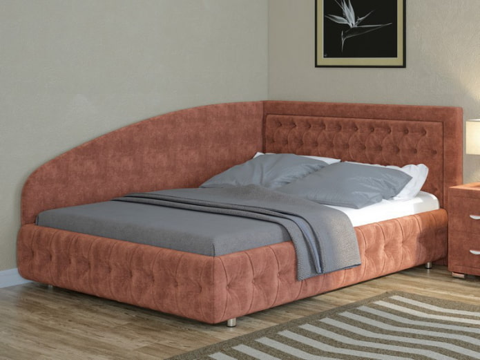 letto matrimoniale ad angolo all'interno