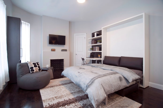 letto matrimoniale trasformabile all'interno