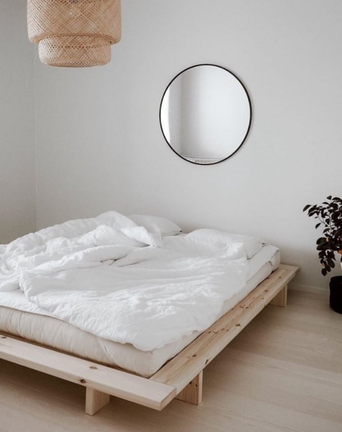 camera da letto in stile Japandi