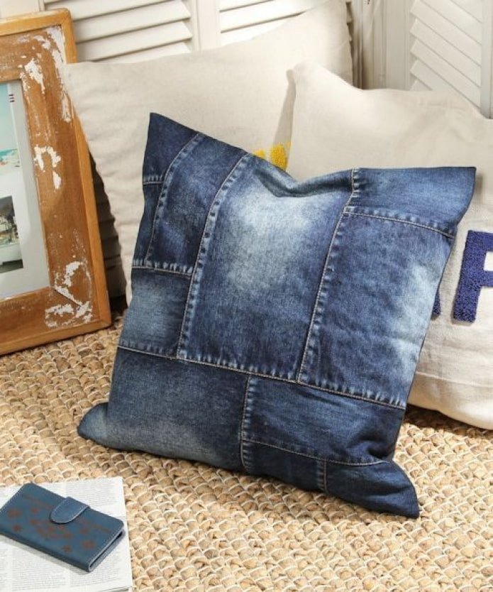 Cuscino di jeans interno