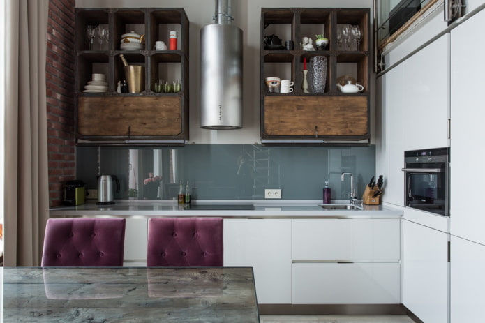 vetro nella decorazione del grembiule da cucina