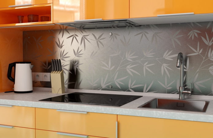 metallo nella decorazione del grembiule da cucina
