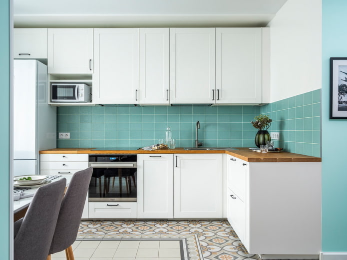 colore del grembiule nell'interno della cucina