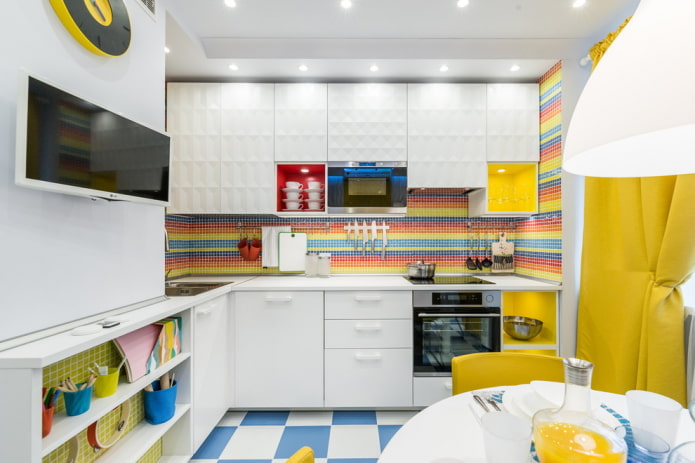colore del grembiule nell'interno della cucina