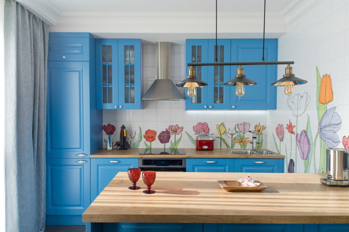design del grembiule per l'arredamento della cucina