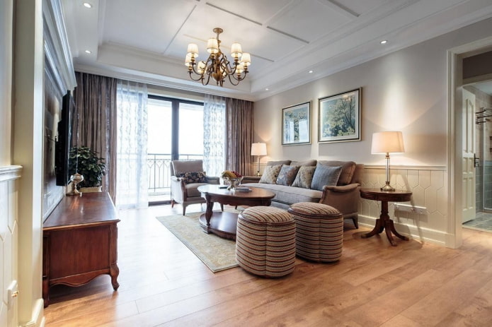 Soggiorno secondo i principi del feng shui