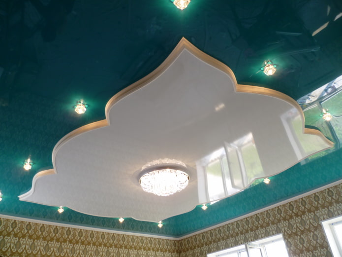 soffitto teso figurato