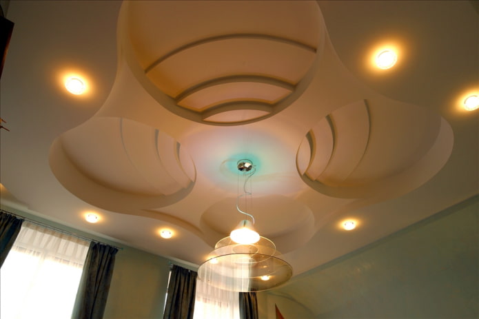 soffitto in cartongesso figurato