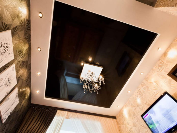 struttura del soffitto figurata a forma di rettangolo
