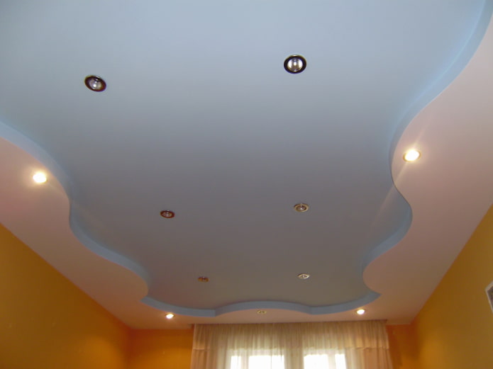 struttura del soffitto figurato opaco