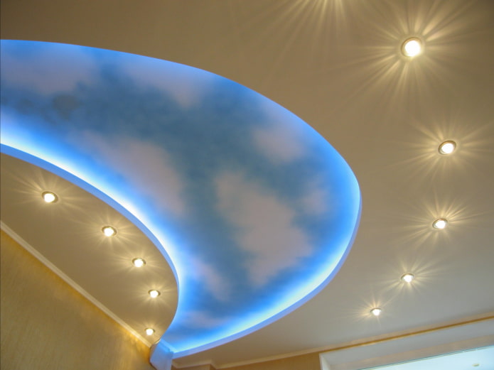 struttura del soffitto figurata a forma di semicerchio
