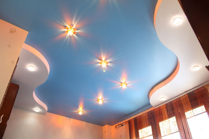 struttura del soffitto figurato satinato