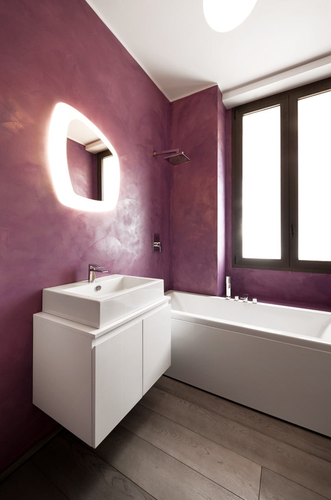 intonaco nel bagno