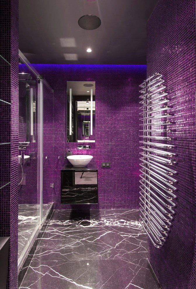 mosaico in bagno