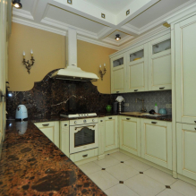 Come decorare l'interno della cucina color pistacchio?-3