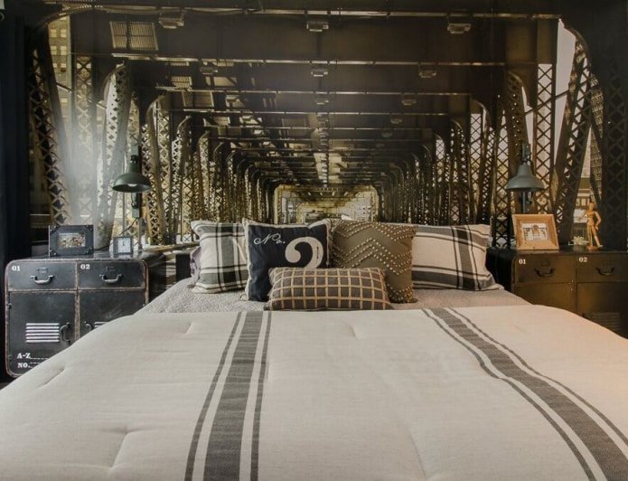 loft in camera da letto
