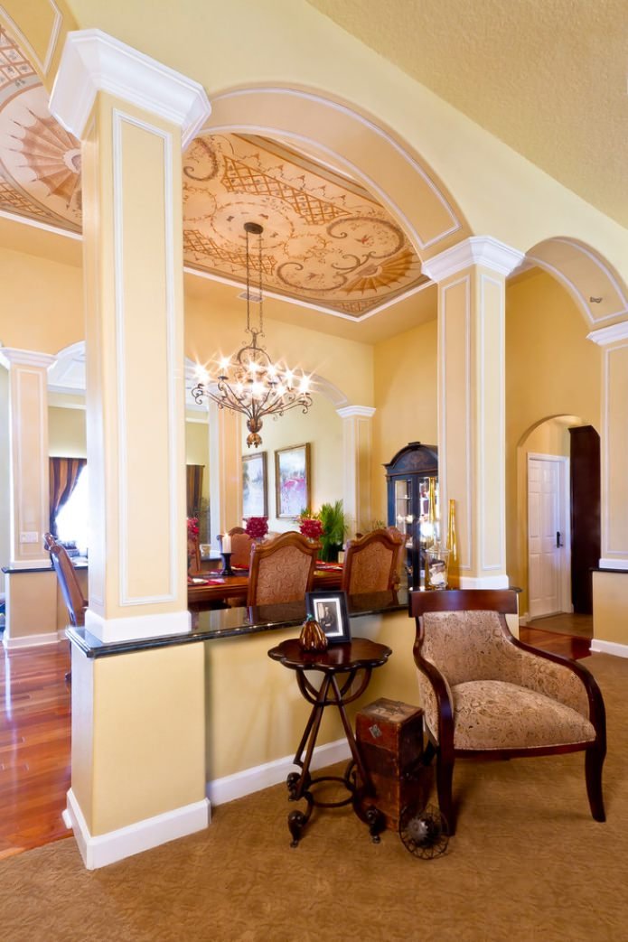 affresco sul soffitto