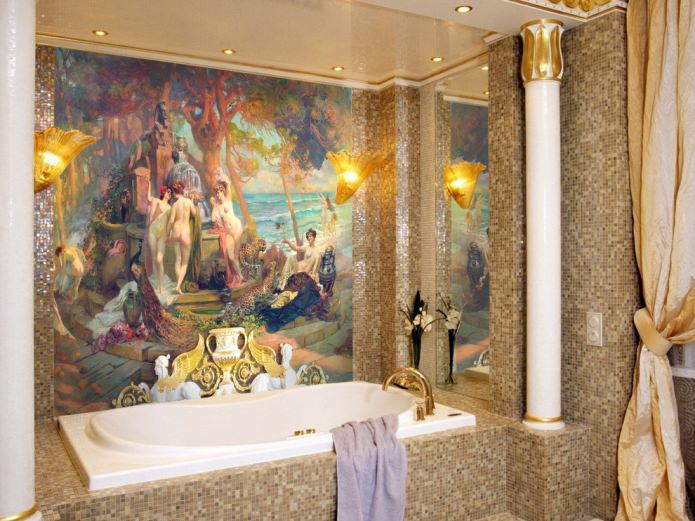 affresco in bagno