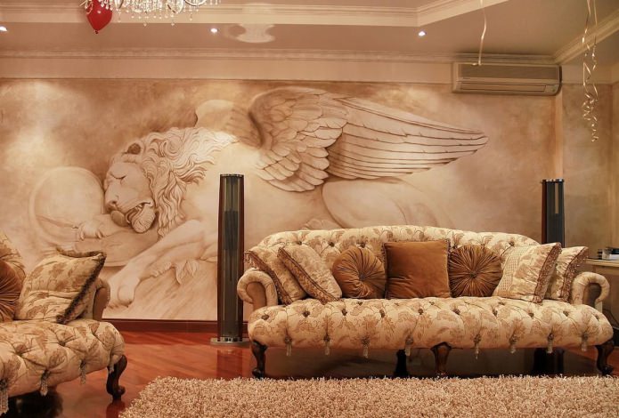 Affresco murale su gesso