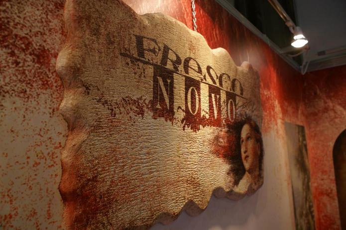 affresco su base rigida